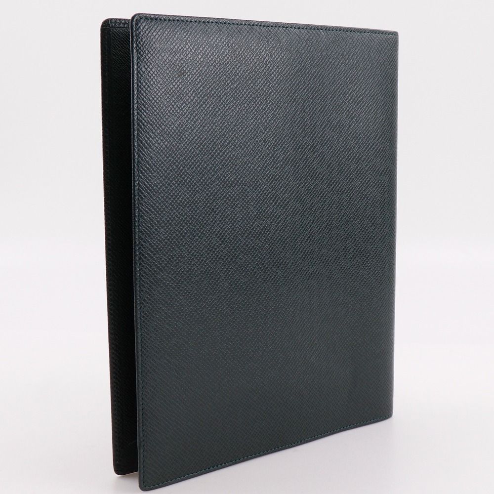 Louis Vuitton Agenda Bureau Notebook Cover Taiga Epi Sear Dark Green — view 3