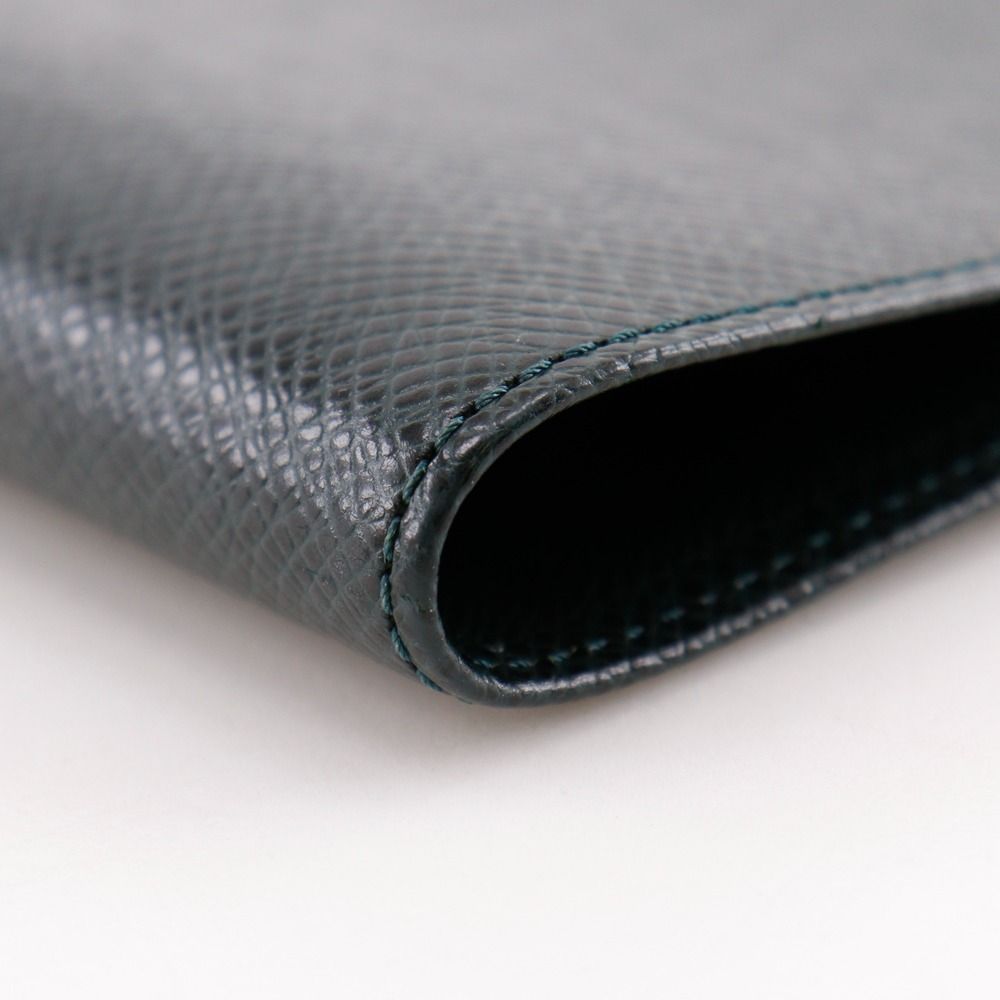 Louis Vuitton Agenda Bureau Notebook Cover Taiga Epi Sear Dark Green — view 5