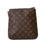 Louis Vuitton Musette Salsa Monogram Shoulder Bag Canvas Brown — view 3