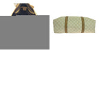 Gucci Beige Brown Gold GG Supreme Canvas Business Tote — view 9
