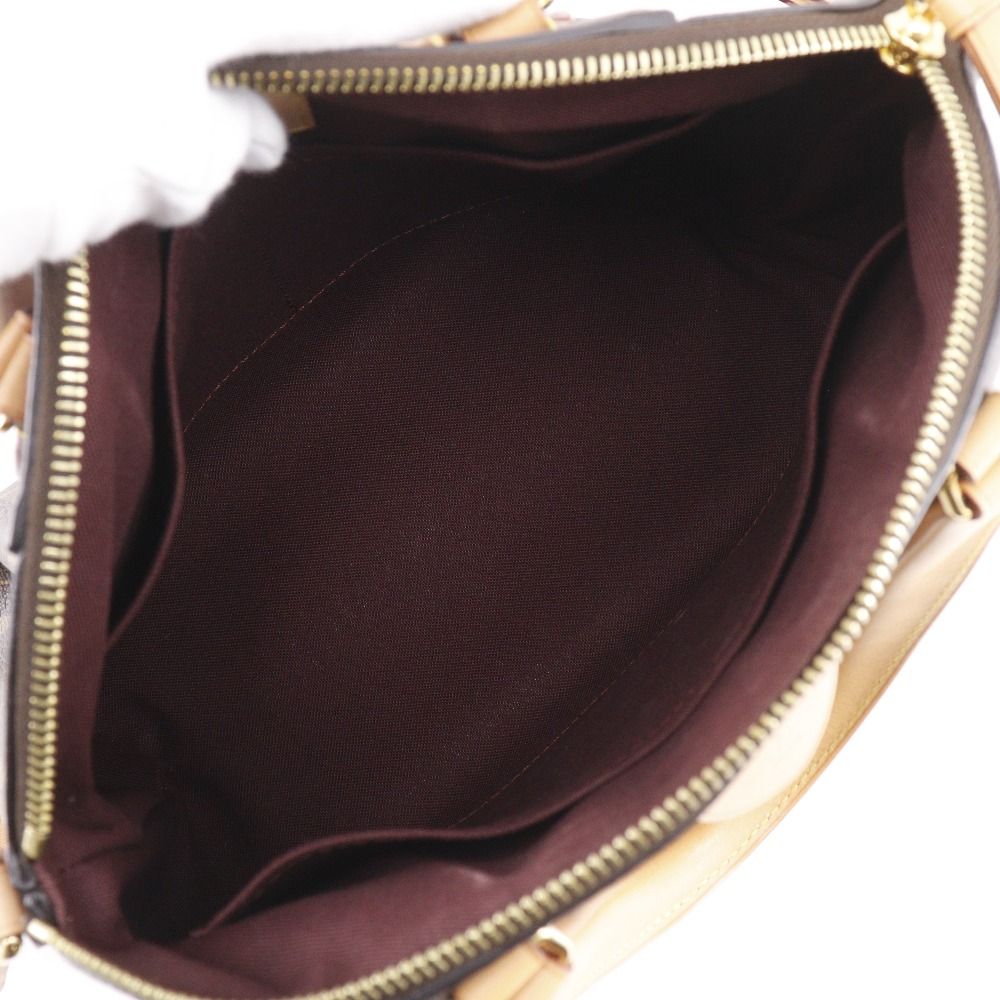 Louis Vuitton Rivoli PM 2-Way Shoulder Monogram Canvas Brown Handbag — view 6