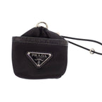 Prada Re-Nylon Mini Pouch Kitchen Air Pods Pro Case Charm Nylon Black — view 2