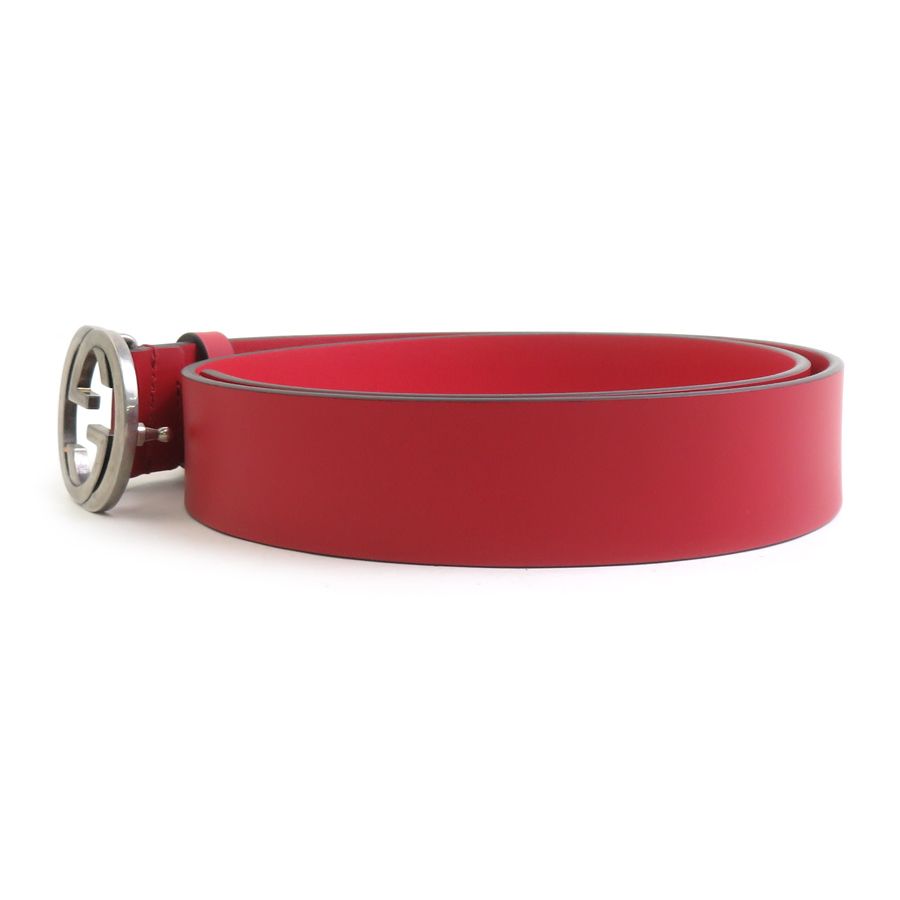 Gucci Belt Interlocking Red — view 4