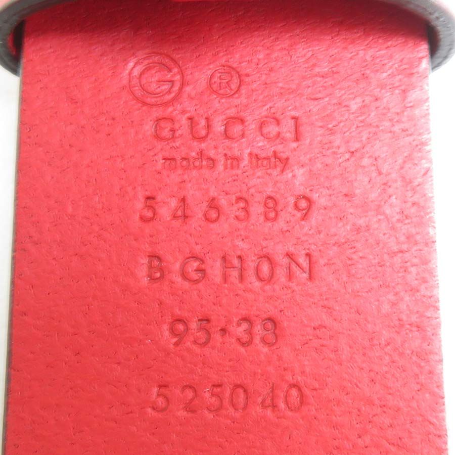 Gucci Belt Interlocking Red — view 7