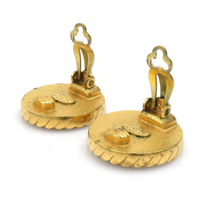 Chanel Earrings Gold — view 4