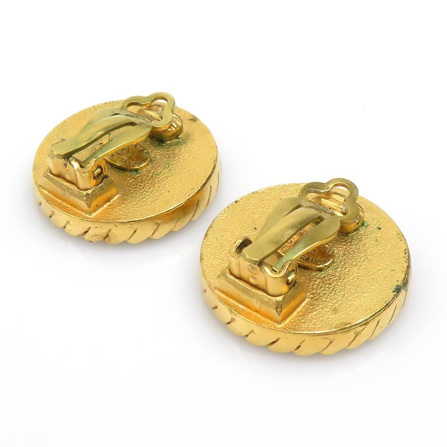 Chanel Earrings Gold — view 6