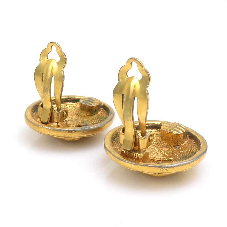 Chanel Earrings Gold — view 4