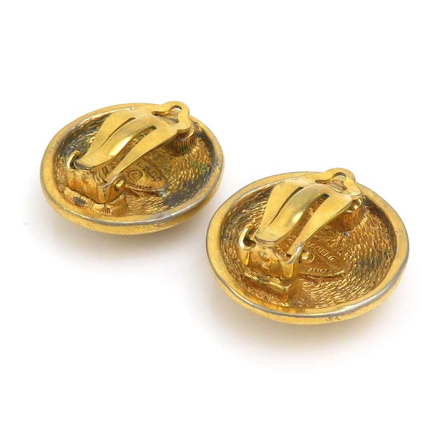 Chanel Earrings Gold — view 6