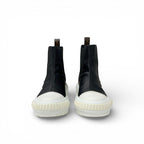 Louis Vuitton Squad Line Monogram Boots Short Shoes Leather Black White Logo — view 2