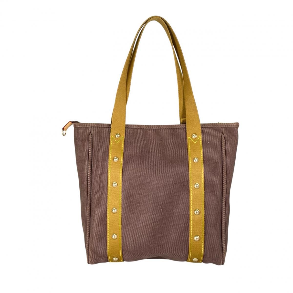 Louis Vuitton Cabas MM Tote Antigua Brown — view 3