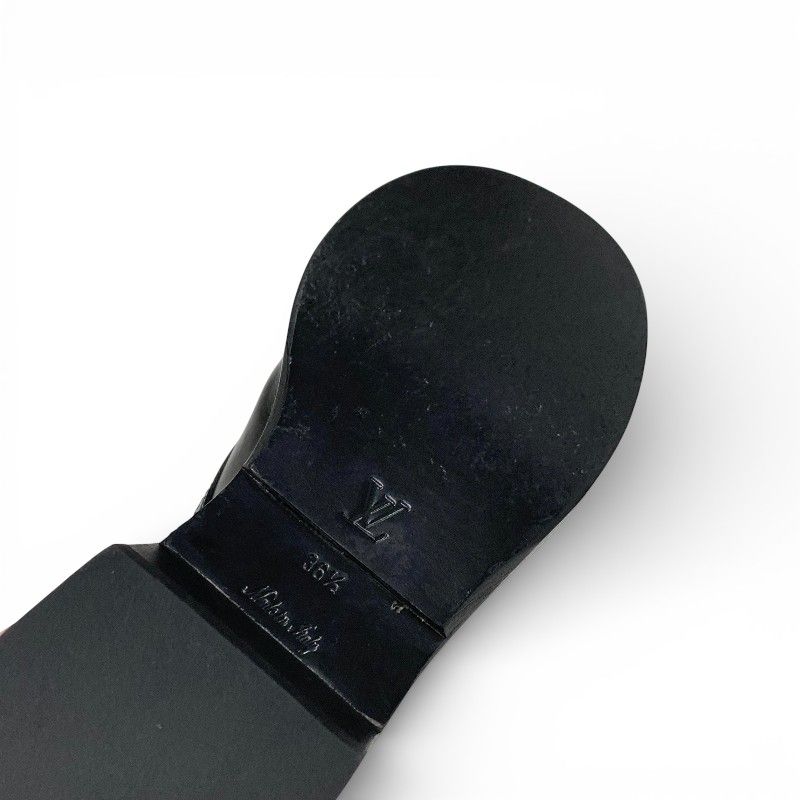 Louis Vuitton Metropolis Line Monogram Boots Short Shoes Leather Canvas Black — view 8