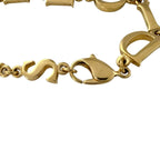 Dior Chain Bracelet Logo Paris Gold — view 9