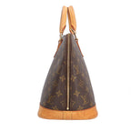 Louis Vuitton Alma Monogram Handbag Canvas Brown — view 4