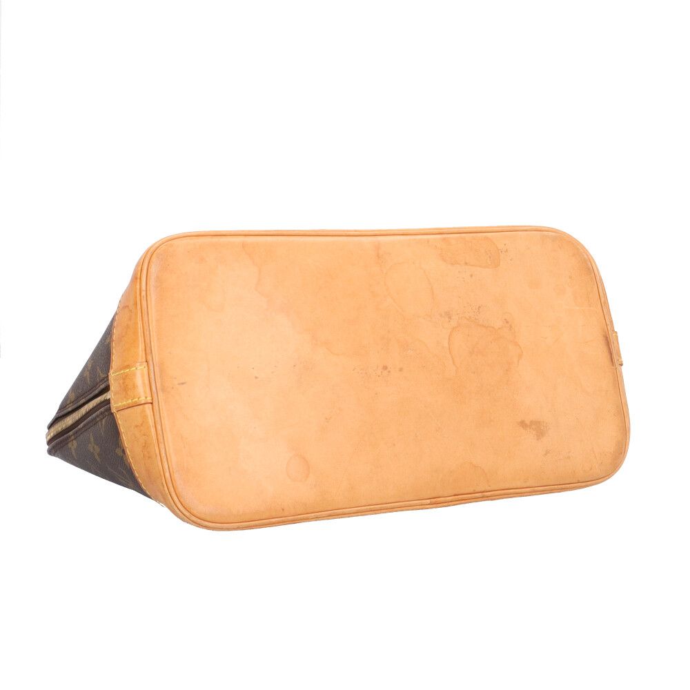 Louis Vuitton Alma Monogram Handbag Canvas Brown — view 6