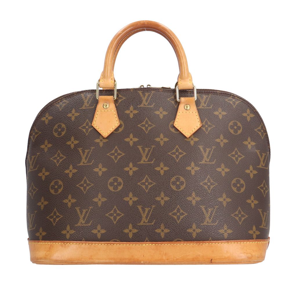 Louis Vuitton Alma Monogram Handbag Canvas Brown — view 3