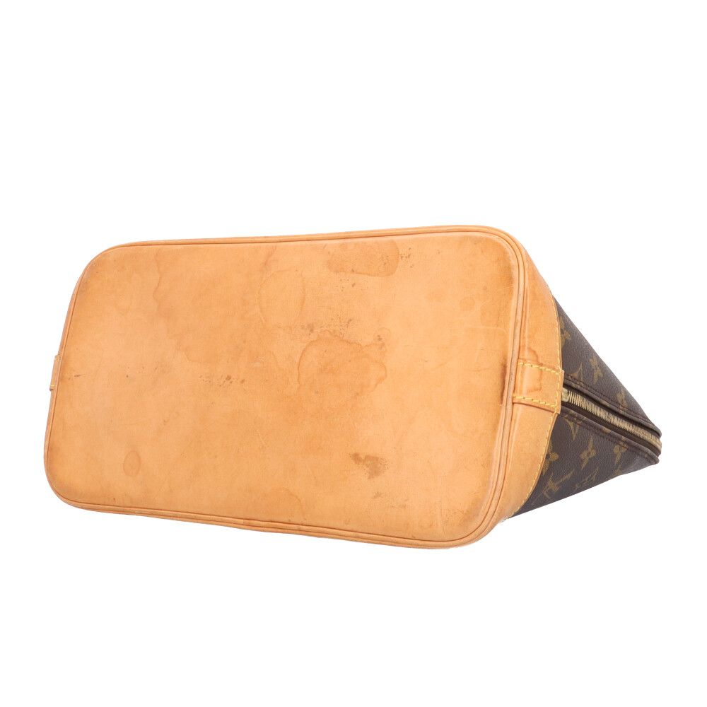Louis Vuitton Alma Monogram Handbag Canvas Brown — view 7