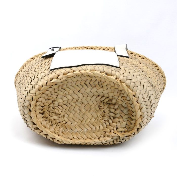 Loewe Basket Bag Small Handbag White Natural — view 3