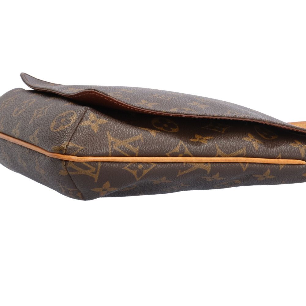 Louis Vuitton Musette Salsa Short Monogram Shoulder Bag Canvas Brown — view 8