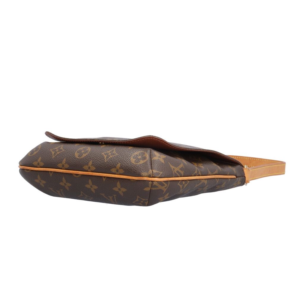 Louis Vuitton Musette Salsa Short Monogram Shoulder Bag Canvas Brown — view 6