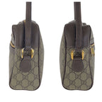 Gucci Sherry Line Ophidia Beige GG Supreme Canvas Leather Shoulder Bag — view 8