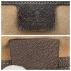 Gucci Sherry Line Ophidia Beige GG Supreme Canvas Leather Shoulder Bag — view 4