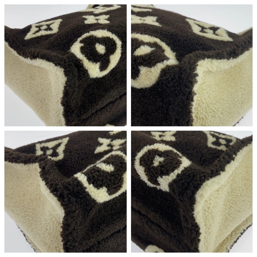 Louis Vuitton Monogram Teddy On The Go GM Black White Shoulder Bag Tote 2-Way — view 3