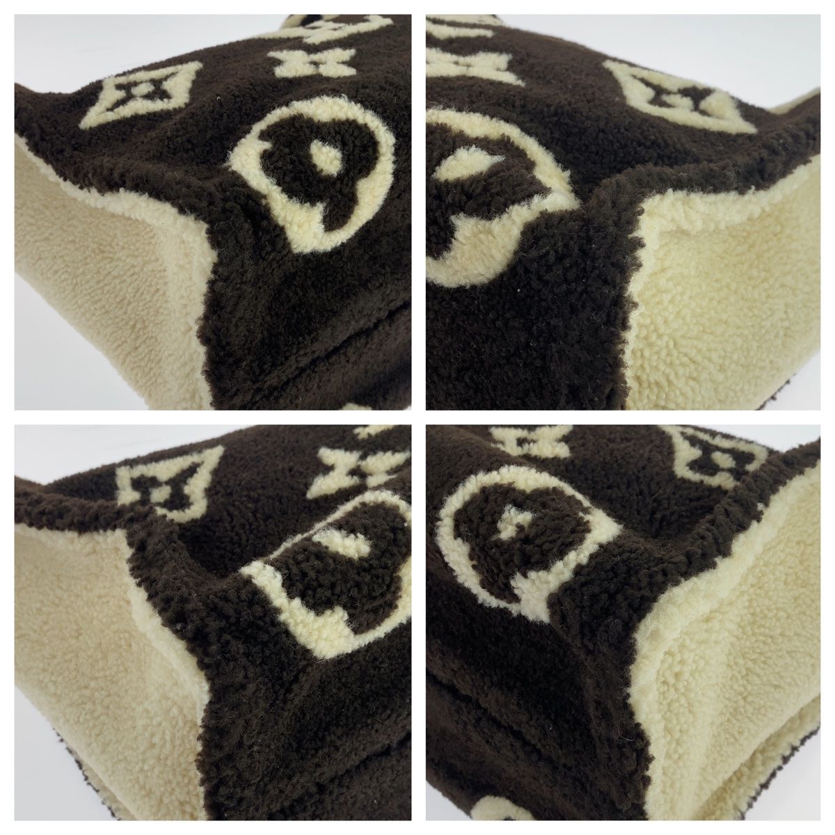 Louis Vuitton Monogram Teddy On The Go GM Black White Shoulder Bag Tote 2-Way — view 3