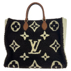 Louis Vuitton Monogram Teddy On The Go GM Black White Shoulder Bag Tote 2-Way — view 2