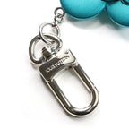 Louis Vuitton Sac Vivienne Metal Bag Charm Key Holder Turquoise — view 6
