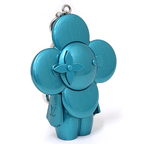 Louis Vuitton Sac Vivienne Metal Bag Charm Key Holder Turquoise — view 4