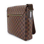 Louis Vuitton Damier District MM Shoulder Bag Ebene — view 3