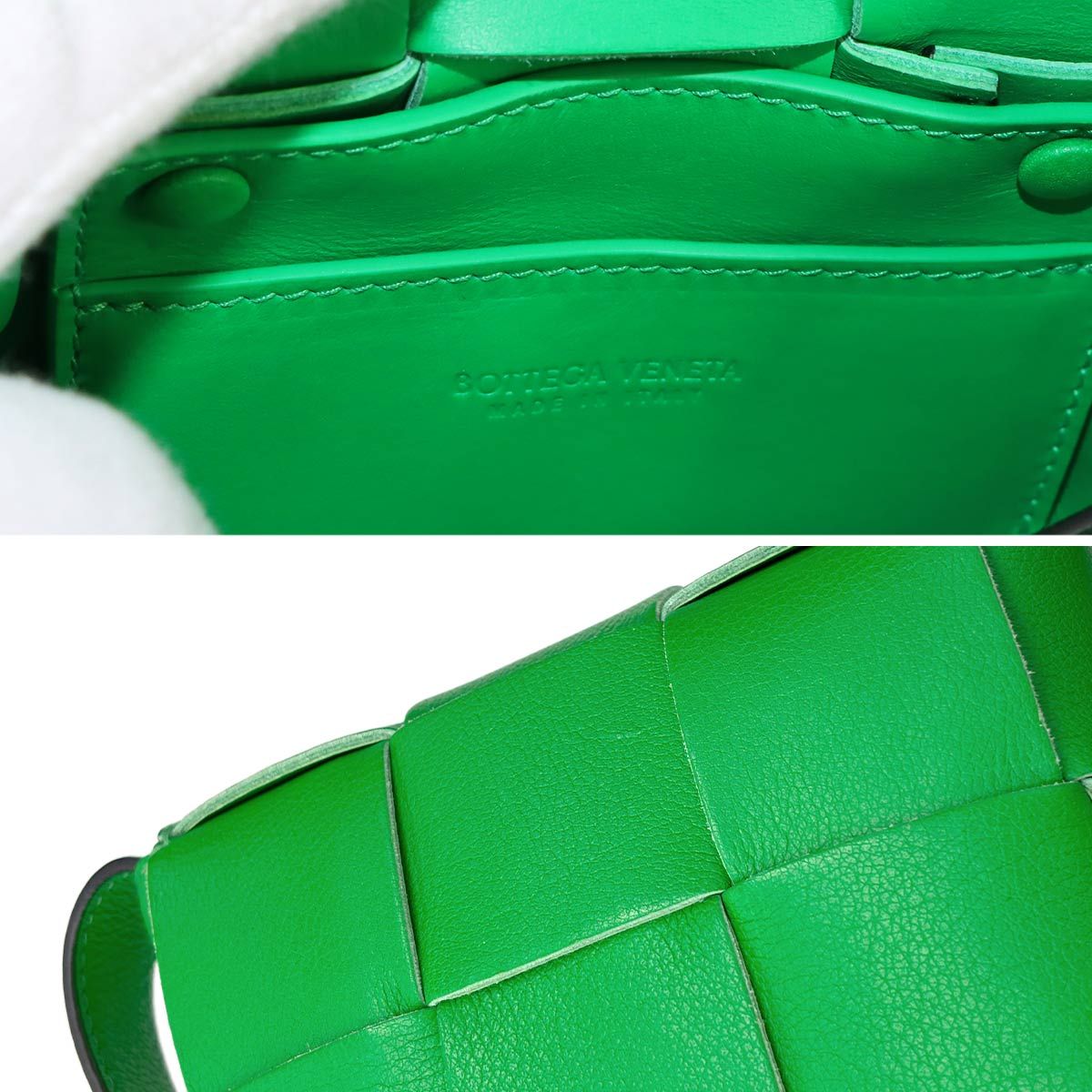 Bottega Veneta Intrecciato Candy Cassette Shoulder Bag Leather Paraquito — view 9