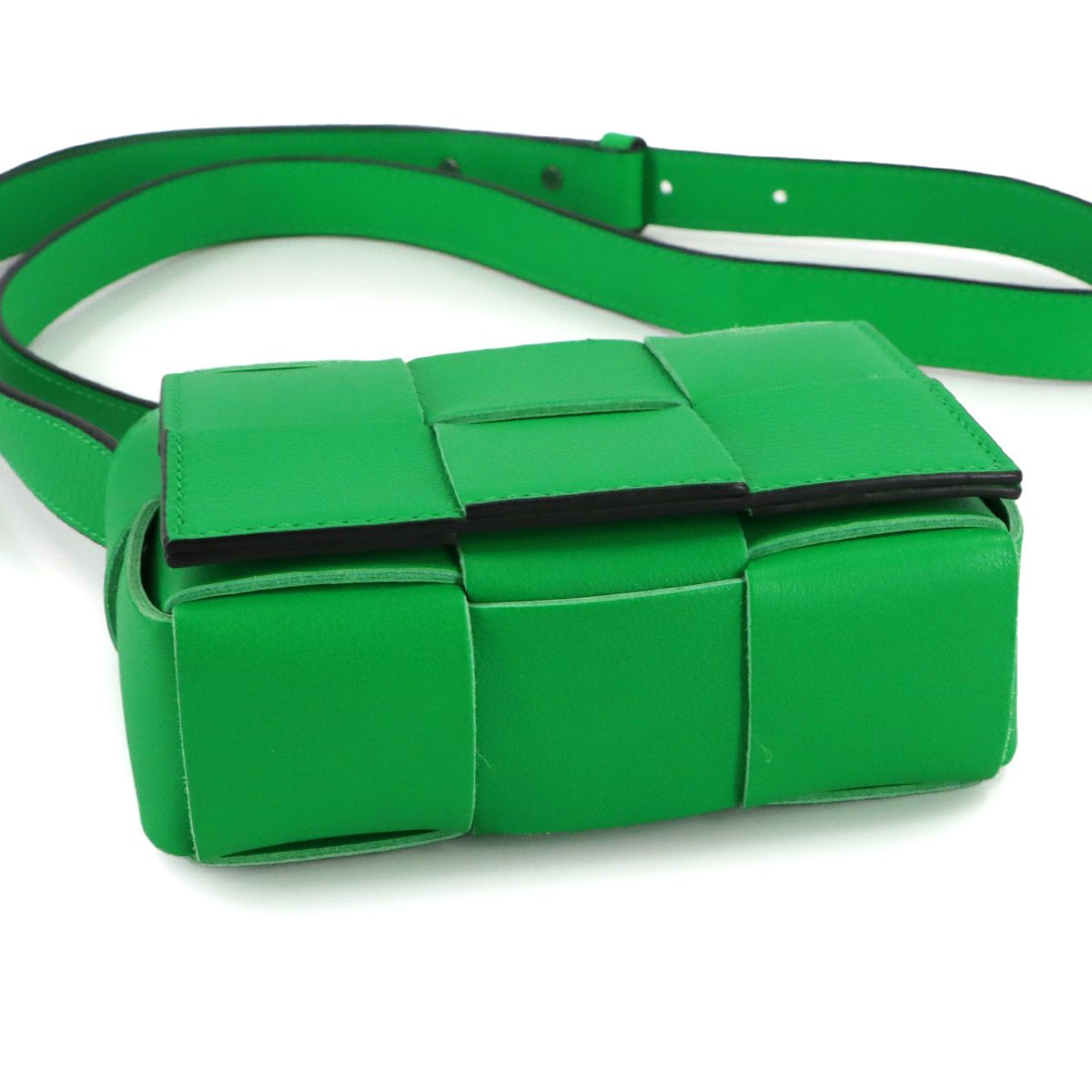 Bottega Veneta Intrecciato Candy Cassette Shoulder Bag Leather Paraquito — view 5