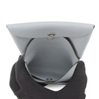 Hermes Coin Case Calvi Duo Gris Perle Silver Epsom — view 5