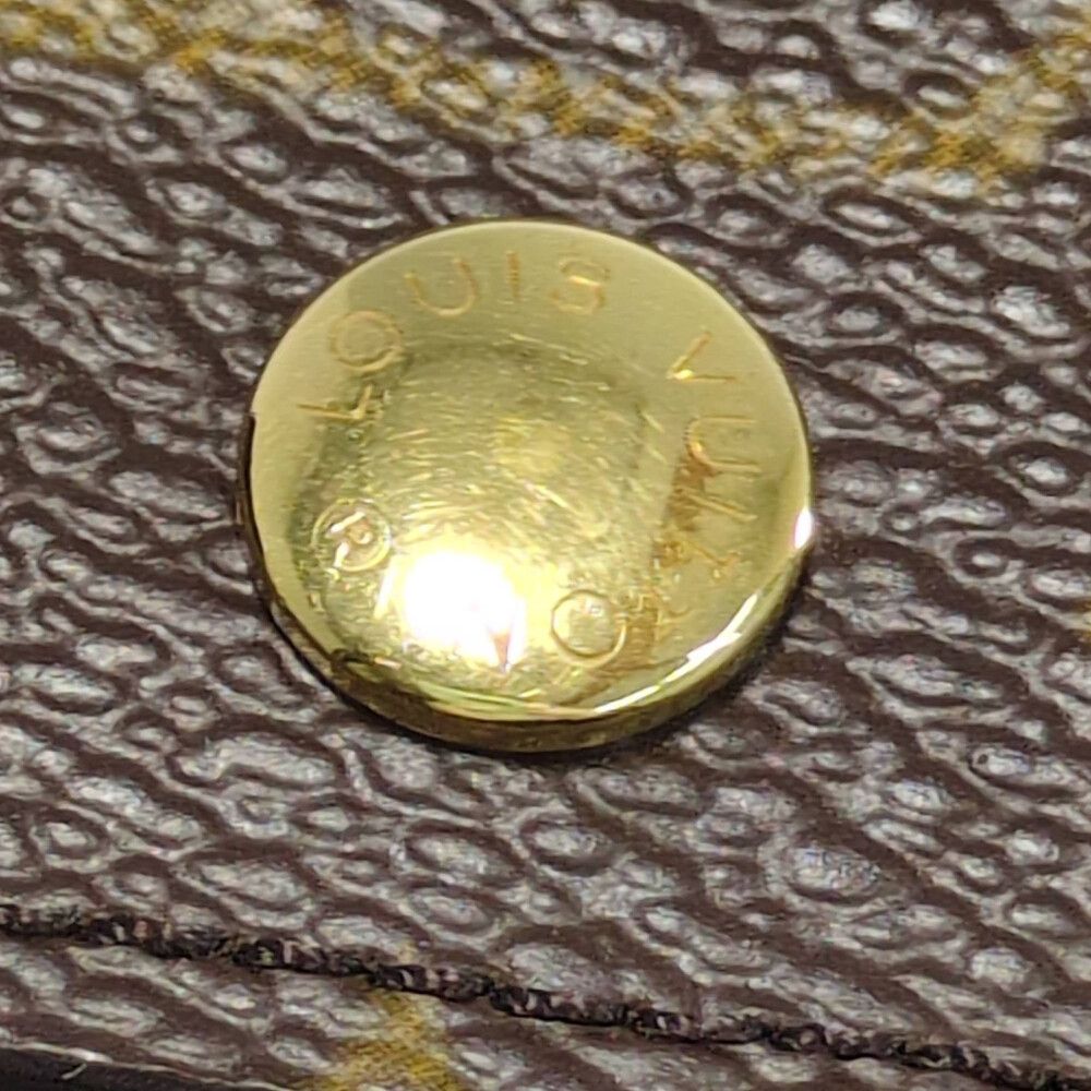Louis Vuitton Monogram Portomonepla Business Card Holder Pass Case ID Wallet — view 7