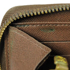Louis Vuitton Damier Zippy Wallet Zip Around Brown — view 7
