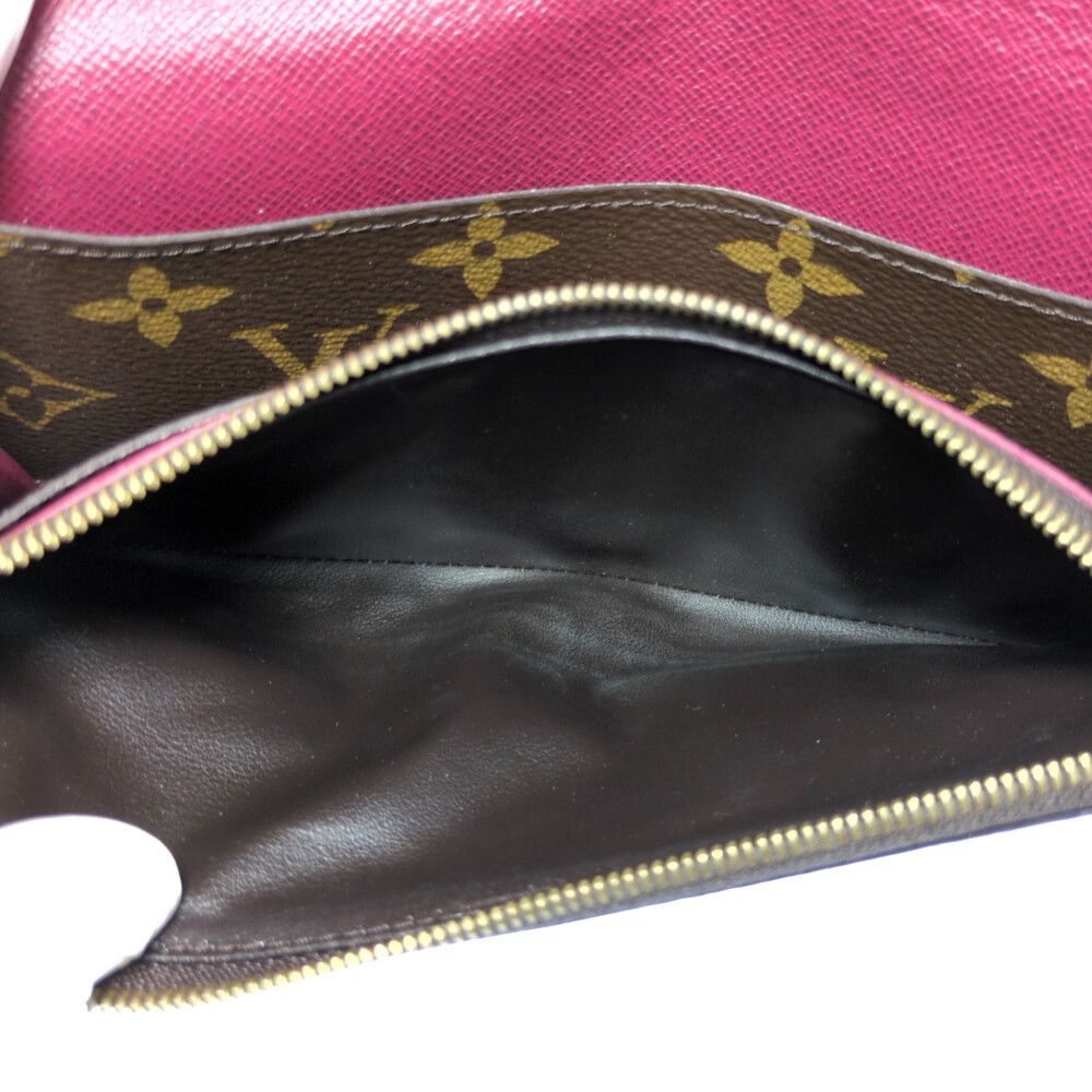 Louis Vuitton Monogram Portefeuille Emily Wallet Fuchsia — view 7