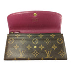 Louis Vuitton Monogram Portefeuille Emily Wallet Fuchsia — view 6
