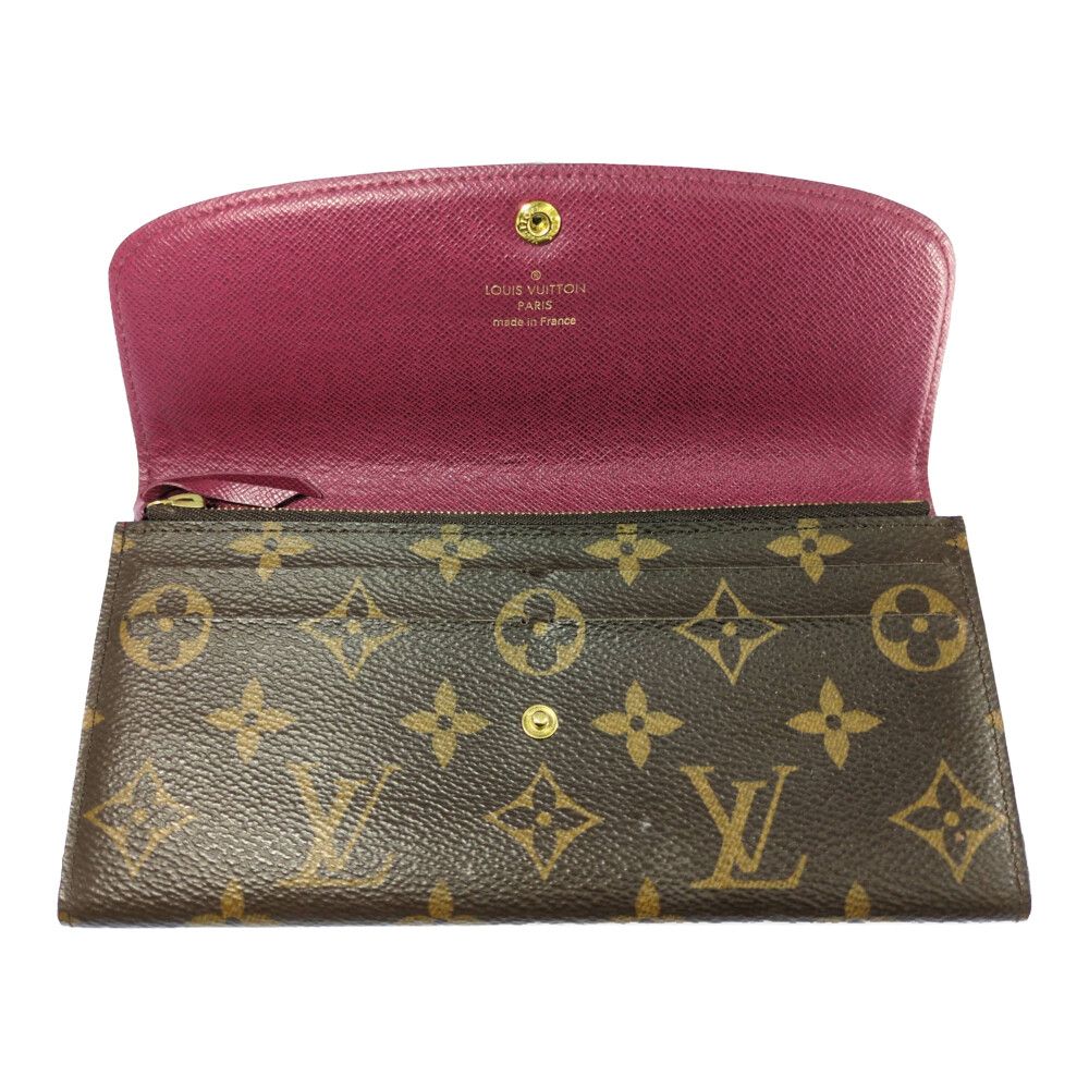 Louis Vuitton Monogram Portefeuille Emily Wallet Fuchsia — view 6