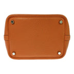 Hermes Picotin Silver Handbag Orange — view 4