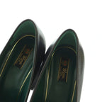 Gucci Horsebit Heel Loafers Moccasin Square Toe Block 36.5 Black — view 4