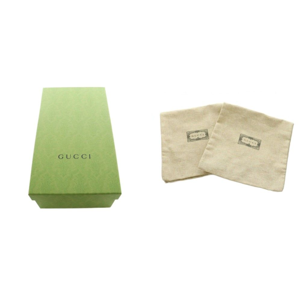 Gucci Horsebit Heel Loafers Moccasin Square Toe Block 36.5 Black — view 7