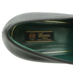 Gucci Horsebit Heel Loafers Moccasin Square Toe Block 36.5 Black — view 8