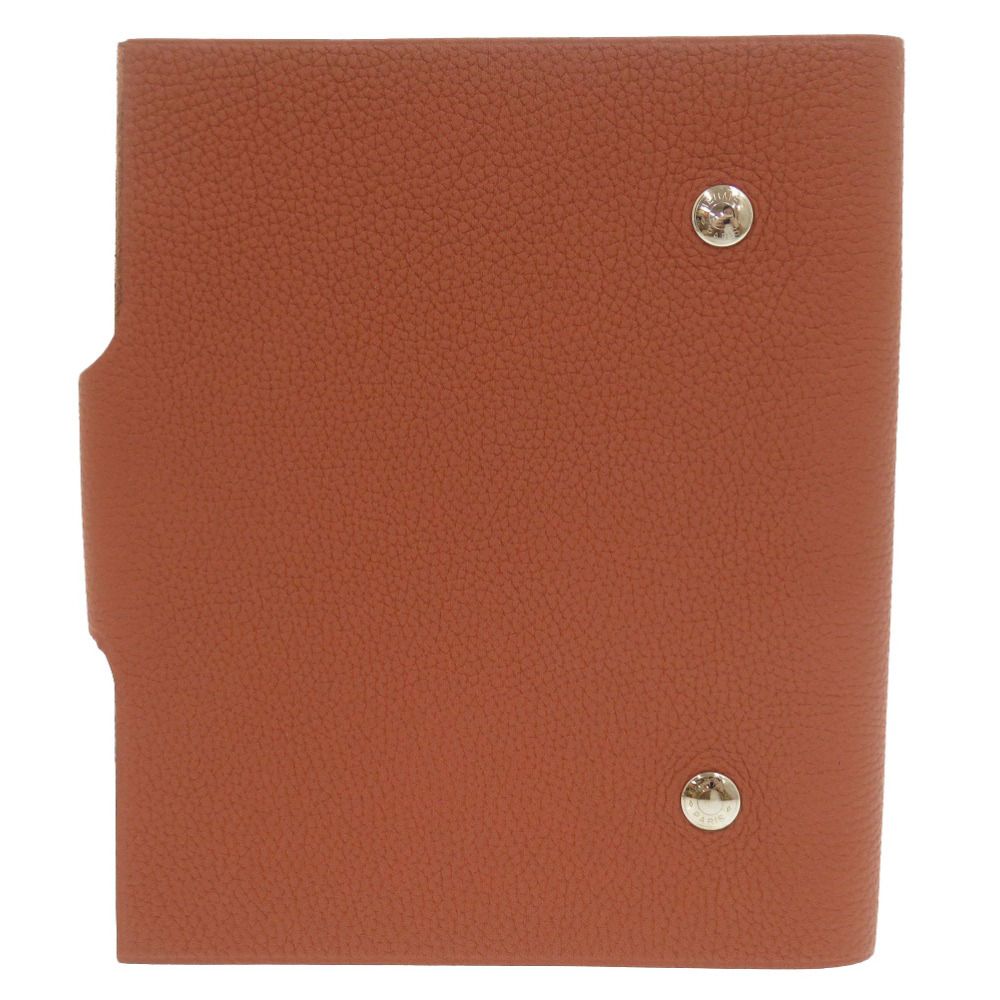 Hermes Ulysse Togo Brown Notebook Cover Agenda — view 2