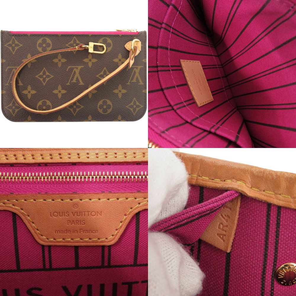 Louis Vuitton Neverfull PM Pouch with Monogram Pivoine Tote — view 9