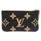 Louis Vuitton Pochette Cles Monogram Empreinte Noir Coin Case Black — view 2