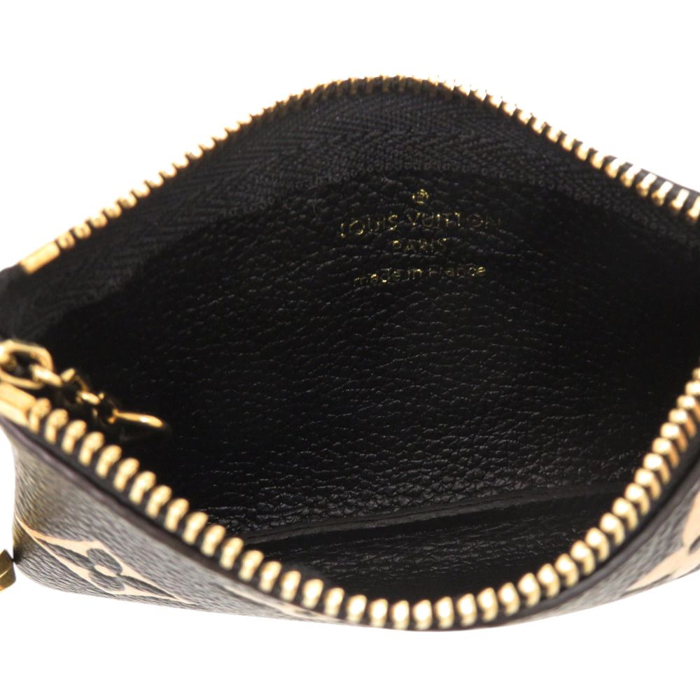 Louis Vuitton Pochette Cles Monogram Empreinte Noir Coin Case Black — view 4