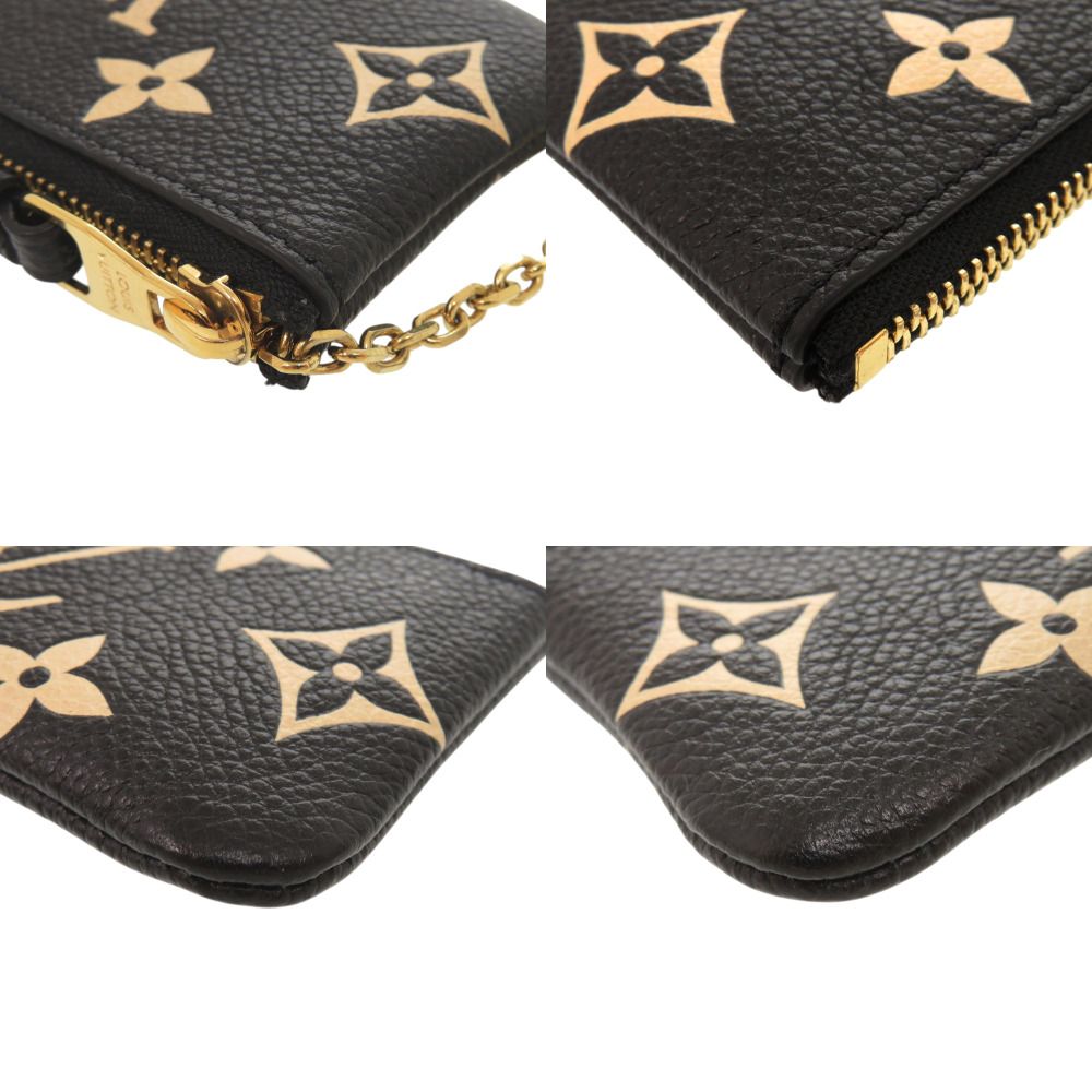 Louis Vuitton Pochette Cles Monogram Empreinte Noir Coin Case Black — view 3