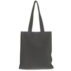 Fendi Roma Flat Tote Silver Leather Suede Gray Red Shoulder Bag — view 2