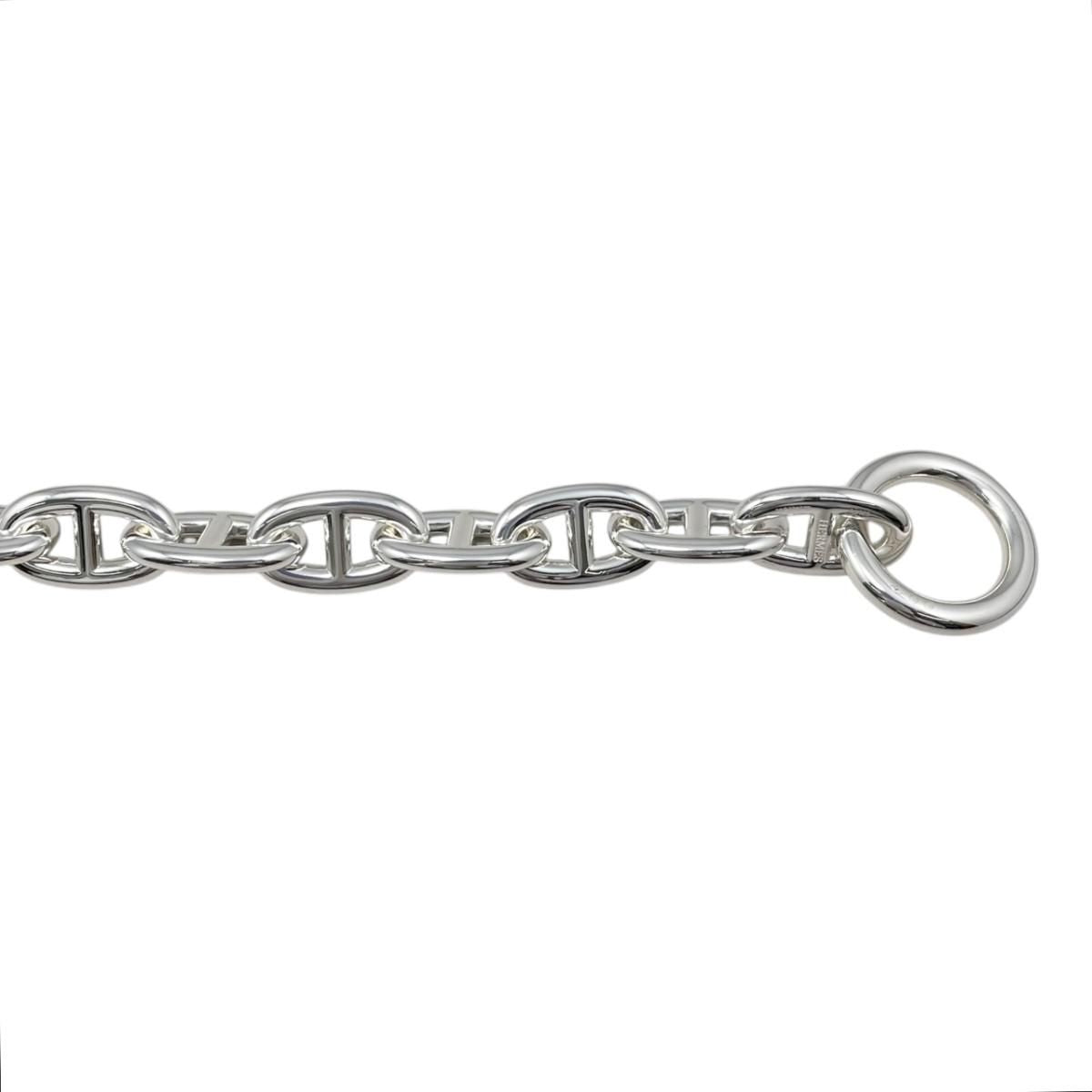 Hermes Bracelet Chaine D'ancre TGM 014 14 Links Silver — view 4